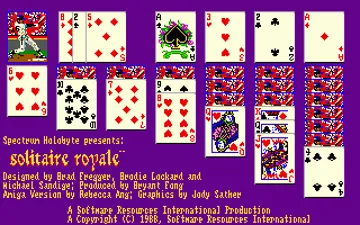 Solitaire Royale screen shot title